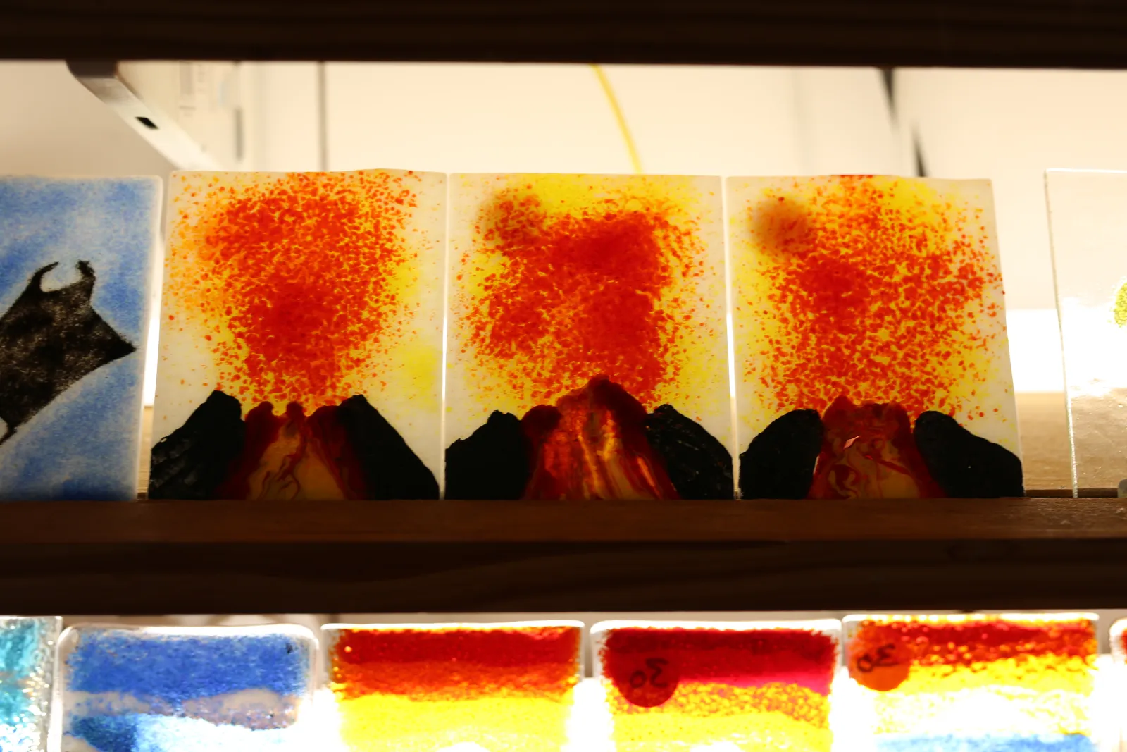 Fused Glass Volcanoes